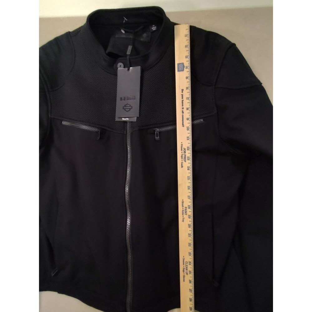 NWT 2XL Harley Davidson Mens Moto Biker Mesh Jacket 98419-19VM Obsolete DS Slim - Picture 9 of 15